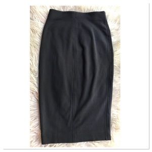 Aritzia Wilfred Knit Lis Pencil Skirt Gray Size Extra Small